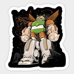 Robot cat Sticker